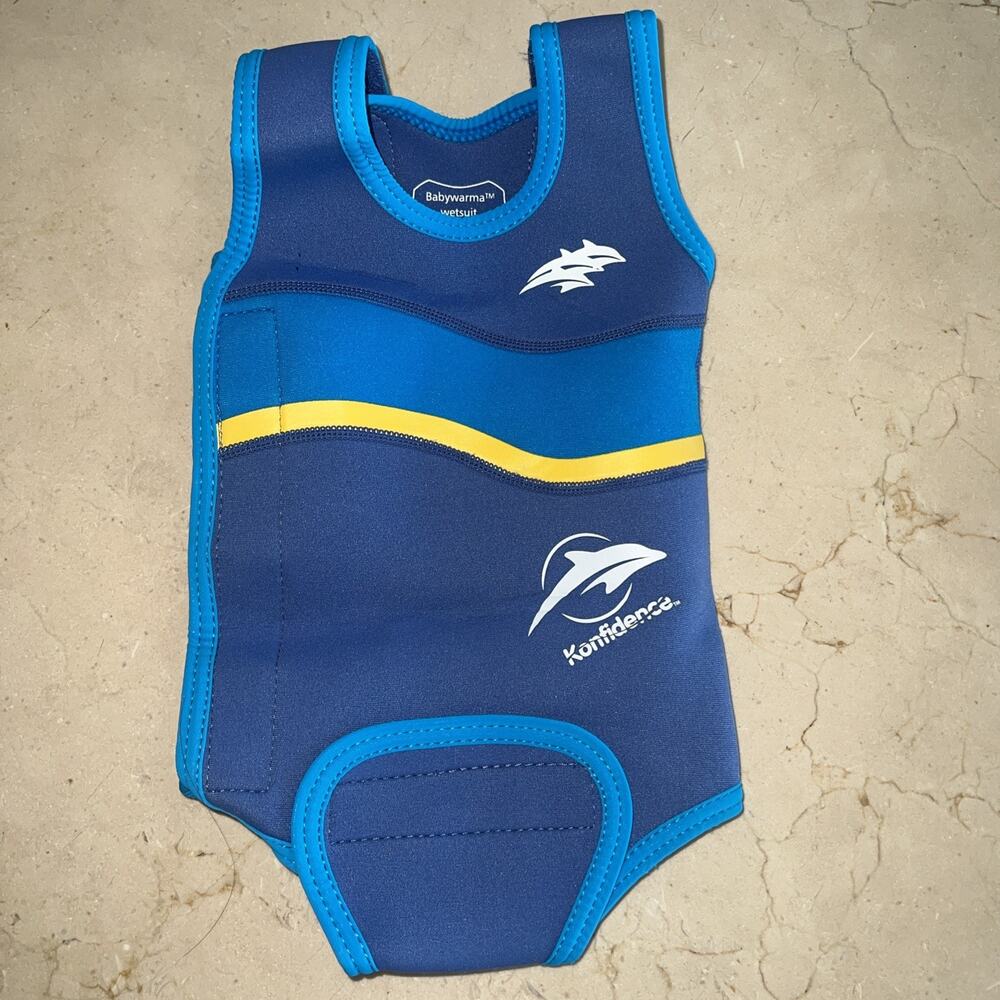 Konfidence Babywarma Baby Wetsuit Blue 6-12 months 16-26lbs